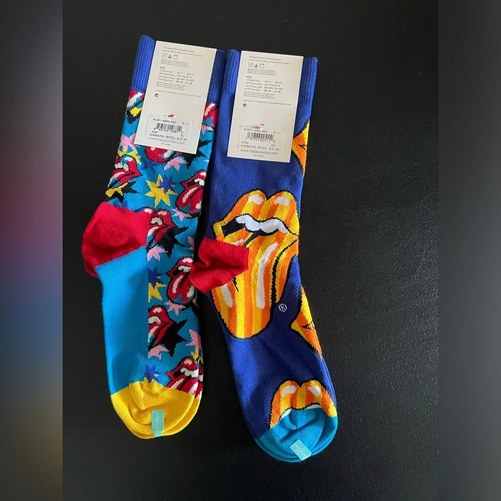 HAPPY SOCKS ROLLING STONES SPECIAL EDITION SOCKS 2 pair